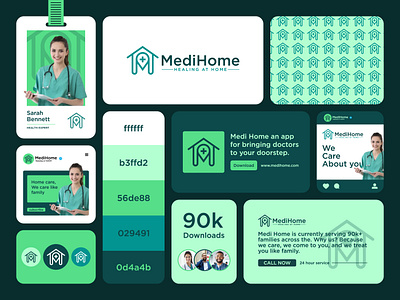 Medical/ Healthcare logo, branding, rebranding brand identity branding kit clinic healthcare healthcare logo lab logo logo design logo rebranding medical medical logo
