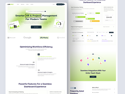 HR Management Saas Landing Page banking clean financial financial saas landing page fintech hr hr management hr management saas landing page hr saas hr saas landing page landing page management saas saas website web webdesing