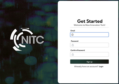 login page ui design login