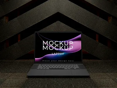 Laptop Mockup dribbble laptop concept