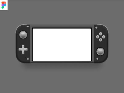 Claymorphism Design Black Version Of The Game Console claymorphism claymorphism design game consol design game console non digital trend2025