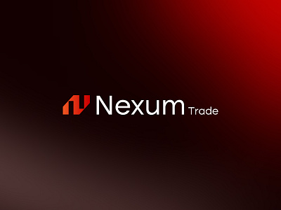 NEXUM - LOGO DEISGN branding connection creative logo gradient logo graphic deisgn identity logo logo design logos logotype m logo minimalist logo startup logo tech ui
