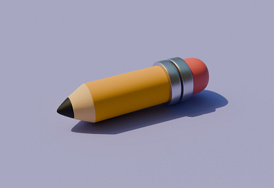 A Pencil 2.0 3d branding design illustration logo