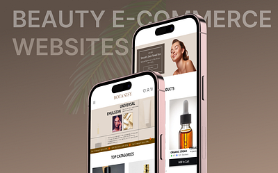 E-Commerce Website design graphic design ui ux