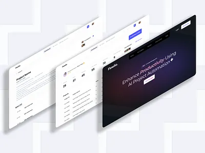 Flowlio – Smarter Project Scoping with AI clean ui dashboard jira manegement ui ux