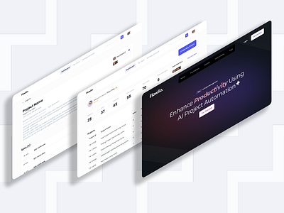 Flowlio – Smarter Project Scoping with AI clean ui dashboard jira manegement ui ux