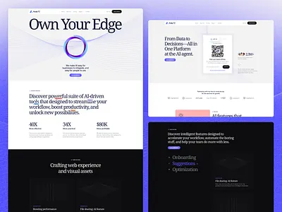 Analy FZ – AI SaaS Landing Page ai web design ai website template aiu design design inspiration landing page minimal design modern webflow template no code website saas website startup website template tech startup design ui design ux design ux ui design web design web design inspiration webflow webflow cms webflow saas templates webflow templates