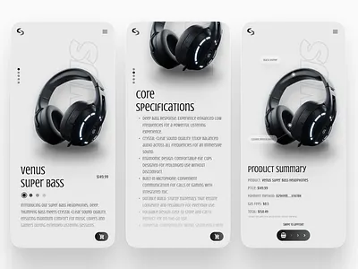 E-Commerce Shop [Product Screens] app inspiration app screen checkout page crypto marketplace defi inspiration e commerce shop light mode screens marketplace inspiration marketplace ui design minimalistic design product description page product screens product summary saas design inspiration saas product page tech gadgets page web2 marketplace web3 design web3 marketplace