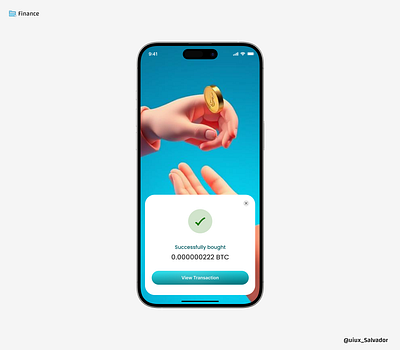 Successful screen app coin finance fintect graphic design mobile app money successful transaction ui ui design uiux ux design