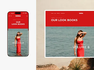 Lookbooks - OZORA design ui ux web website