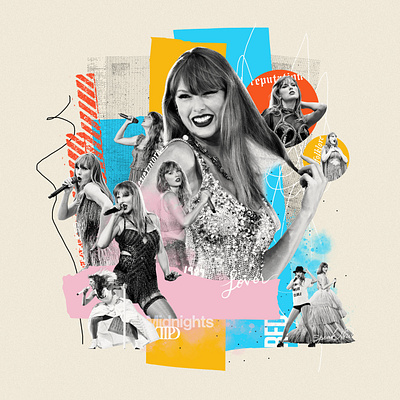 BILLBOARD billboard collage cover cutout editorial editorial illustration editorials illustration magazine magazine cover magazine illustration music photomontage poster