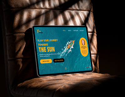Sun Voyage – Travel Planning UI Design animation branding graphic design logo motion graphics ui user interface website