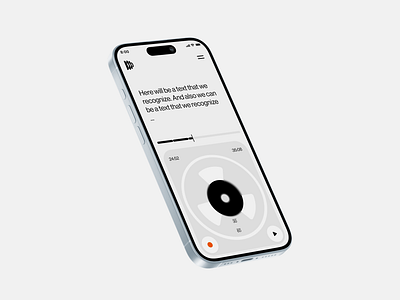Diane Tapes animation app interface motion design product design recorder ui ux