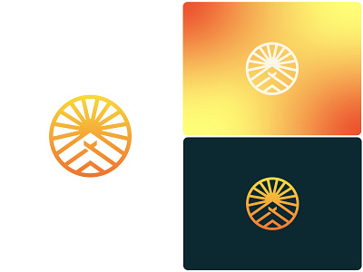 Sun + Tent logo mark adventure adventure logo brand branding hiking minimal logo modern logo nature nature logo outdoor outdoor logo rays logo simple logo sport sport logo sun sun logo sun rays tent tent logo
