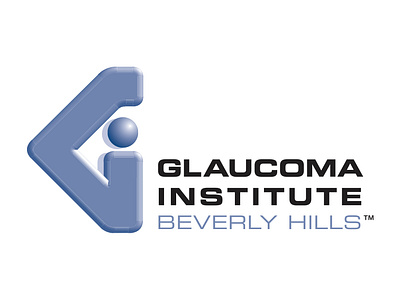 Glaucoma Institute Beverly Hills Logo branding graphic design logo logo design