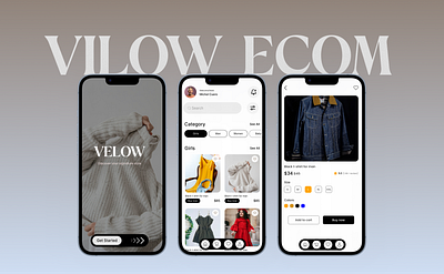 Fashion App Design UI UX app design app screen clothing app ecommerce ecommerce app ecommerce app design fashion app figma home screen interaction mobile app mobileapp product design shopping app ui ux
