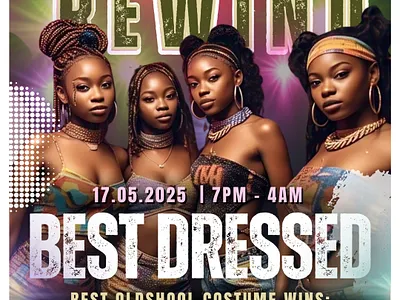 Y2K Party Flier graphic design social media gaphics y2k party