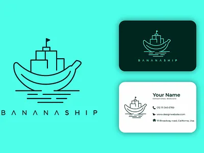 Creative Logo & Business Card Design bananaillustration brandidentity brandingdesign businesscarddesign creativelogo exportbranding flatdesign funkylogodesign lineartlogo logoconcept logodesign minimallogo modernbranding playfullogo shipillustration shippinglogo startuplogo uniquelogo vectordesign visualidentity
