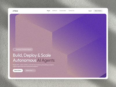 Dane AI Web Design ai artificial intelligence design figma landing page ui web design website