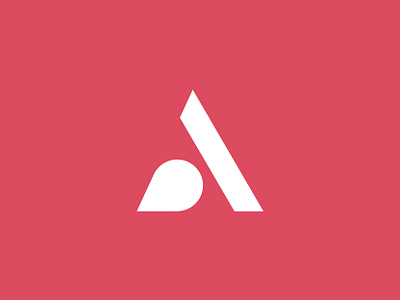 WIP – Minimal A + Leaf Logo / Symbol brandidentity designprocess geometricdesign lettermark logoconcept logodesign minimalistlogo monogramlogo natureinspired