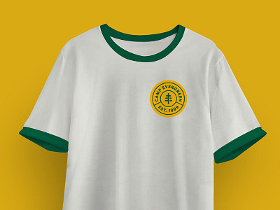 Camp Tee blank white tee branding camp icon logo outdoors tree tshirt
