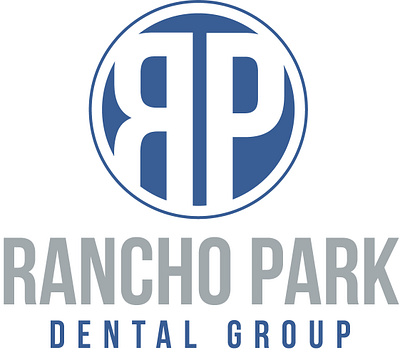 Rancho Park Dental Care Logo branding graphic design logo logo design vector