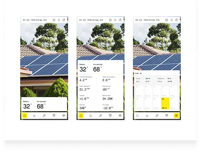 Smart Solar Mobile UI — Control Your Energy Like a System concept energyui mobiledesign ui ux