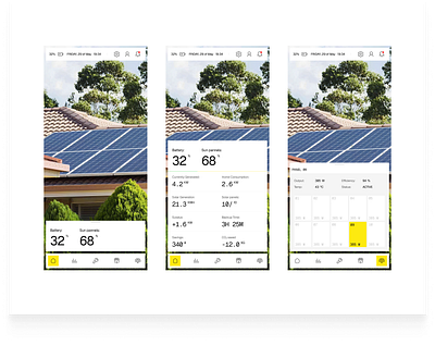Smart Solar Mobile UI — Control Your Energy Like a System concept energyui mobiledesign ui ux
