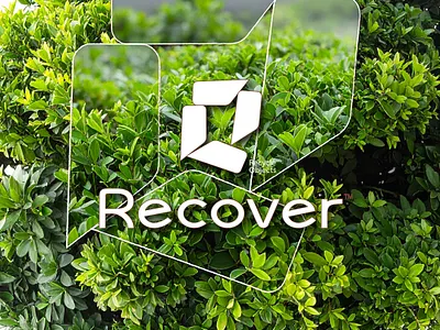 RECOVER - Logomark Concept app branding design graphic design illustration logo typography ui ux vector