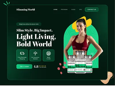 Slimming World – Wellness Redefined concept design figma fitness level graphic design health journey landing page design lifestyle one page website design photoshop shopify website skinny transformation webflow website design website design weight loss wordpress theme design wordpress website