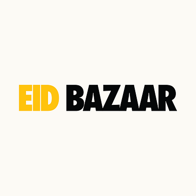Eid Bazaar branding graphic design product design