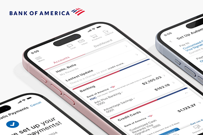 Bank of America: Auto-pay Function Redesign app branding design product ui ux