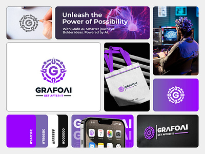 Grafo AI Logo-Design abstract logo design ai branding brand identity branding business branding corporate branding creative agency digital branding dribbble logo inspiration futuristic branding geometric logo gradient logo innovation design logo design modern identity monogram logo neural network design startup branding tech logo