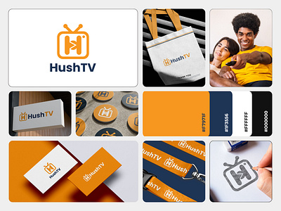 Hush TV Logo Design abstract logo design bold logo identity brand identity branding brandmark for tv app business branding clean media logo corporate branding creative agency dribbble logo inspiration flat logo style logo with letter h memorable logo design minimalist tv logo modern logo concept playful lettermark logo smart monogram logo streaming brand streaming logo design tv logo design