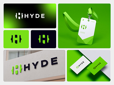 Hyde Logo Design abstract h logo abstract logo design bracket inspired icon brand identity branding branding for saas business branding corporate branding creative agency cybersecurity branding design digital first logo dribbble logo inspiration futuristic logo design logo for developers minimalist tech logo modern brand identity symmetrical logo design tech branding tech startup branding