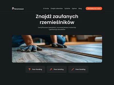 Renomowani.pl – Brand Identity & WordPress Website brand branding desktop logo mobile sourch style ui uiux ux webdesign wordpress