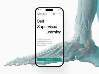 medilens: Smart Diagnosis - Self Supervised Learning Mobile ai diagnosis website ai diagnostics ai medical diagnostics ai medical imaging biotech landing page biotech web design biotech website clean clinical website diagnostics website machine learning website medical diagnosis medical imaging website minimal modern responsive self supervised learning smart diagnostic smart health website teal