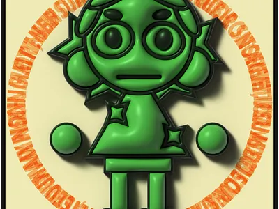 Self-portrait made in Adobe Illustrator adobe illustrator graphic design illustration illustrator