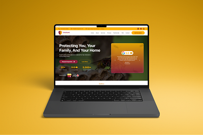 HomeGuard Pest Control Homepage app brand branding figma graphic design homepage landing page logo pest control ui uiux ux website website design wireframe