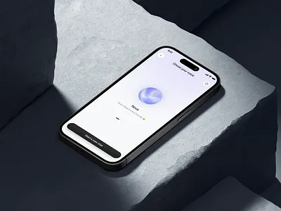 AI Assistant App UI – Voice Selection, Live Interaction & Scene ai ai assistant ai voice ai voice assistant ai voice profile app design artificial intelligence chat ai chatgpt dashboard design dfds mobile app perplexity product design saas talk ai voice ai web app web design