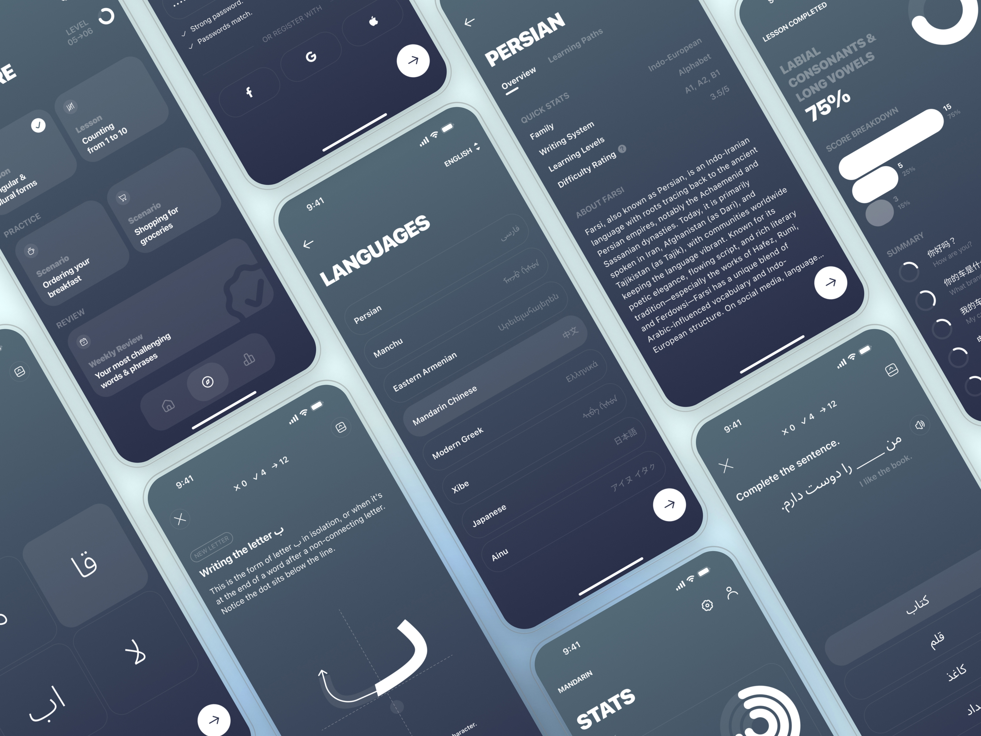 Duolingo Meets Apple Fitness app apple clean creative design duolingo edtech education illustration inspiration iphone minimial mobile app modern product design ui ui design ux