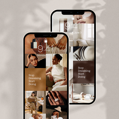 📱✨ Free Figma Vision Board Wallpaper Template 2025goals figmatemplate freebie goalsetter japandistyle mindfuldesign visionboard wallpapertemplate