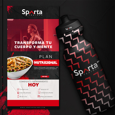 Sparta | Promotional branding design email marketing graphic design graphicdesigner gymcontent postcards promotional elements social media content