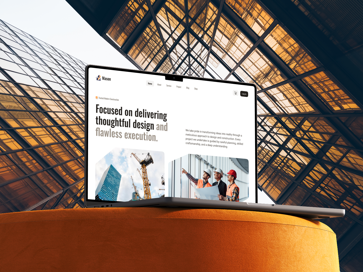 Example of Constructions Website Design/Redesign