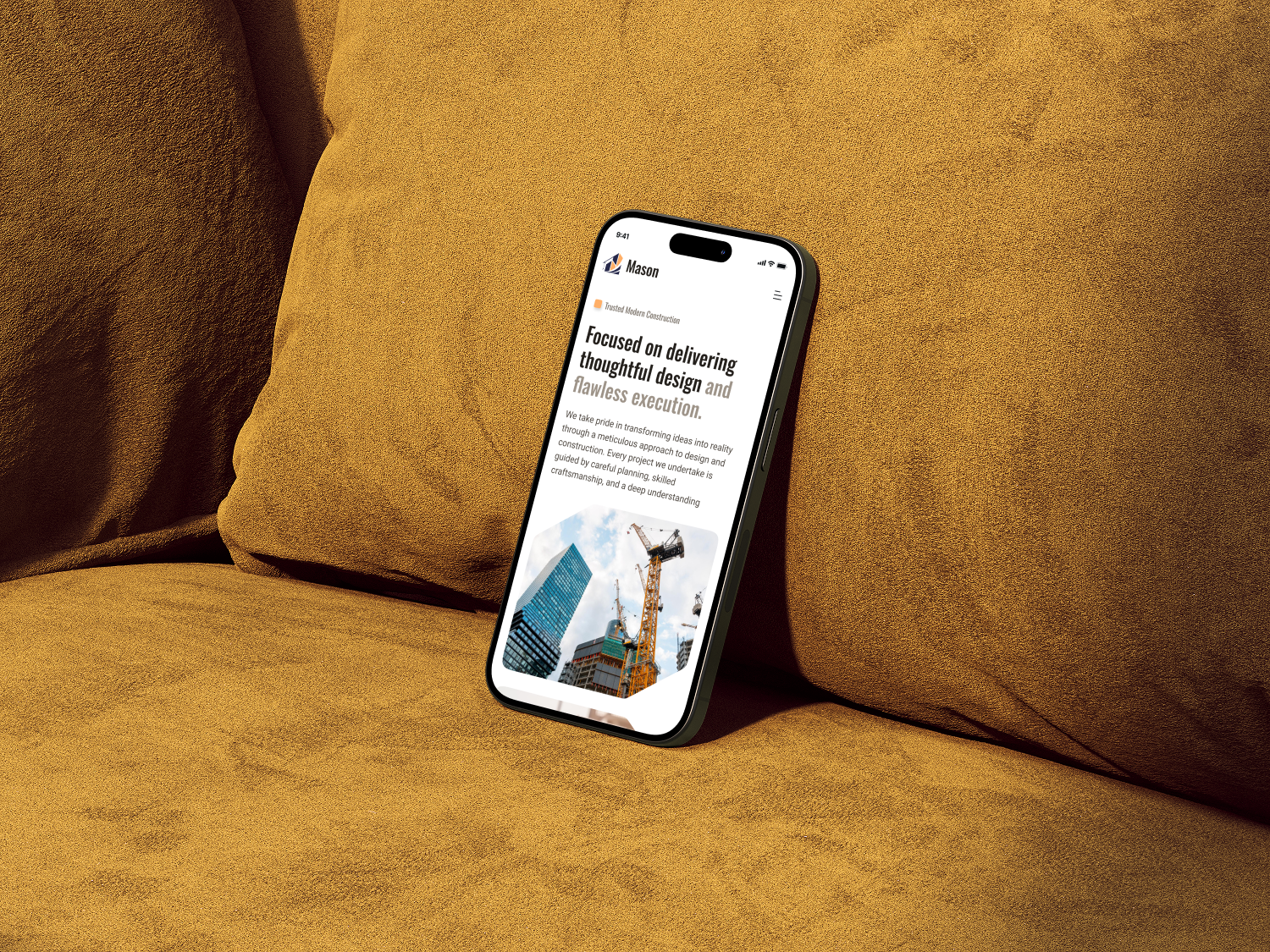 Example of Constructions Website Design/Redesign