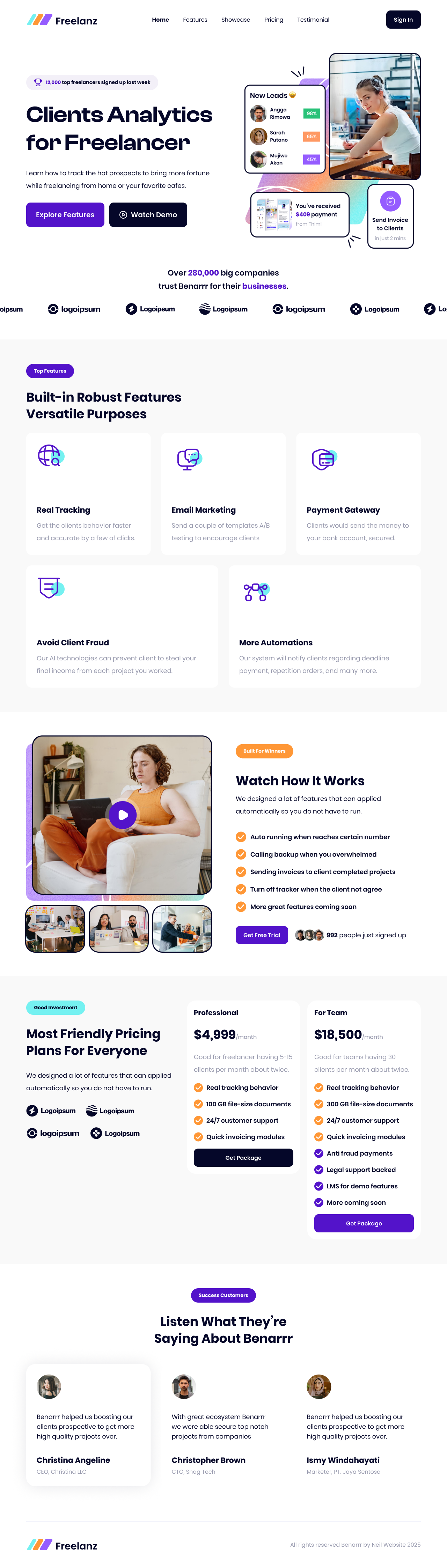 Example of Website Design And Development