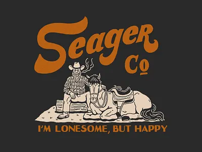 GRAPHIC for SEAGER CO branding graphic design handrawn illustration logo vintage