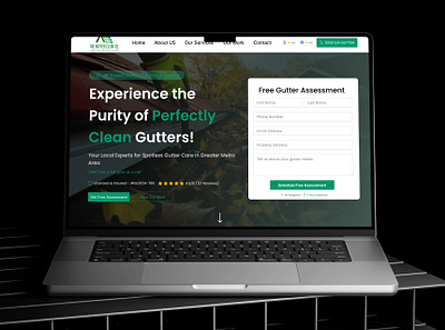 Website for a professional cleaning service figma design ui ui design uiux website design