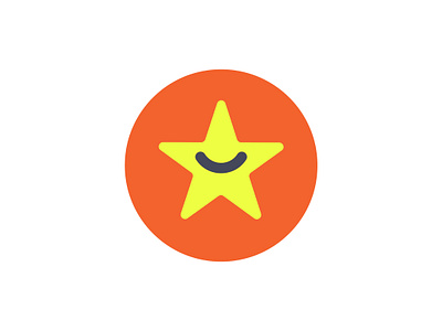 Starry Smiles: A Radiant Design Showcase app icon brand identity branding creative logo logodesign minimalist smile star sun sunshine