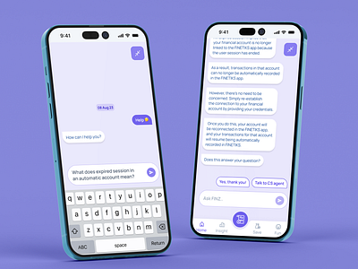 2023 - Finetiks 2.0 (Chat with AI) niyuavril ui ux